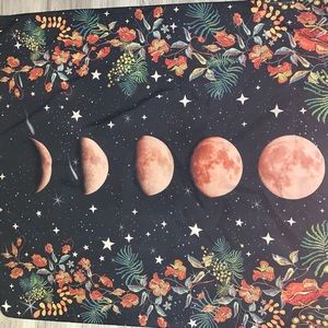 Phases of the moon tapestry